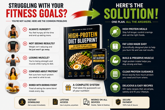 High-Protein Diet Blueprint (Indian Edition) – 30-Day Fat Loss & Muscle Gain Meal Plan eBook