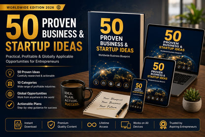 50 Proven Business & Startup Ideas (2026 Edition) E-book
