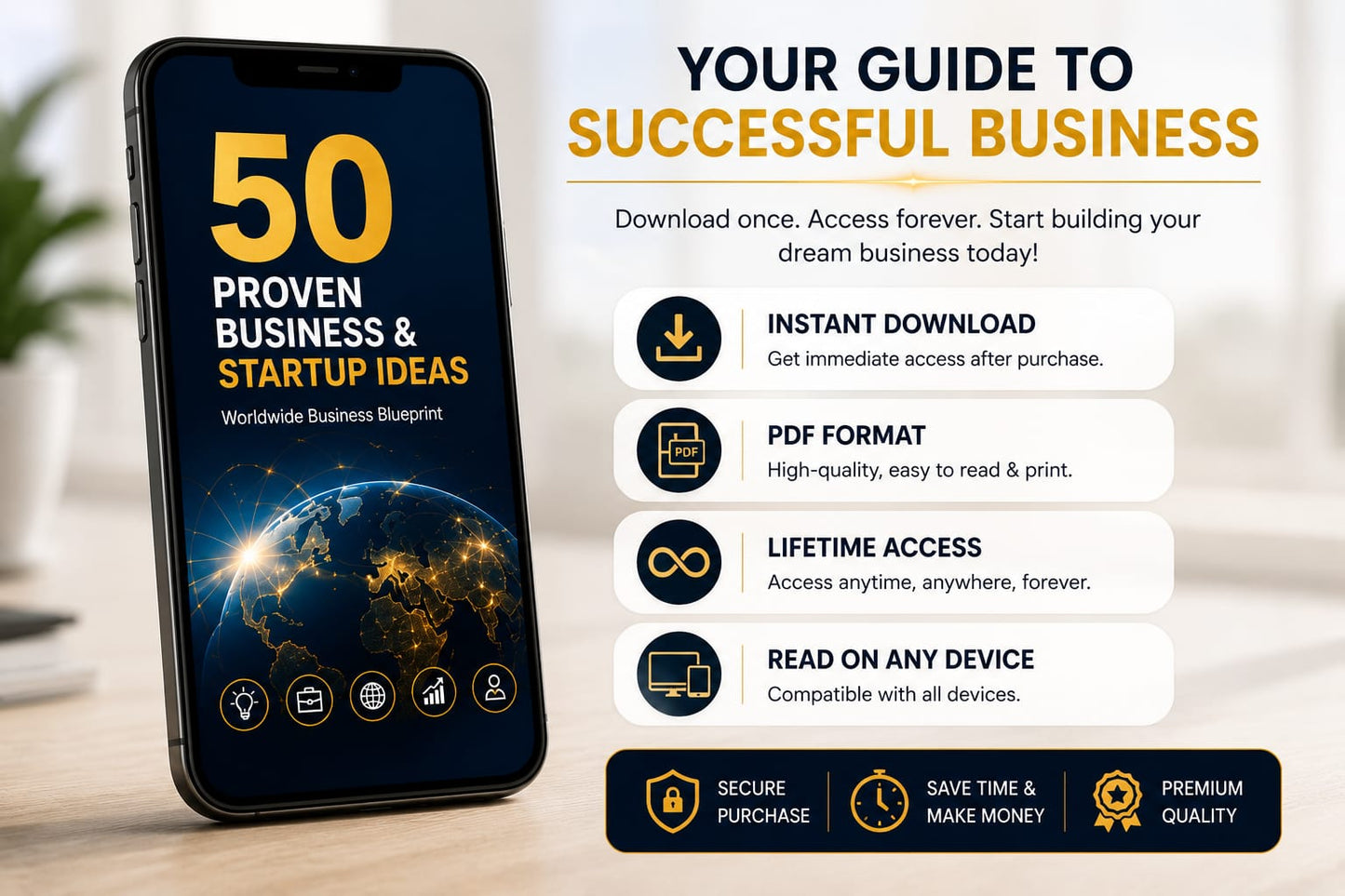 50 Proven Business & Startup Ideas (2026 Edition) E-book