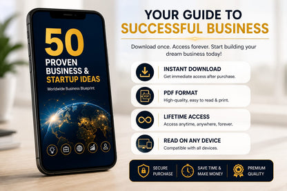 50 Proven Business & Startup Ideas (2026 Edition) E-book