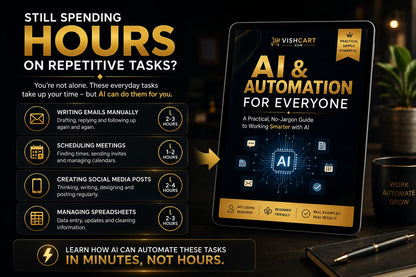 AI & Automation for Everyone – A Beginner's Guide to Working Smarter with AI(E-book)