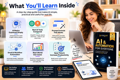 AI & Automation for Everyone – A Beginner's Guide to Working Smarter with AI(E-book)