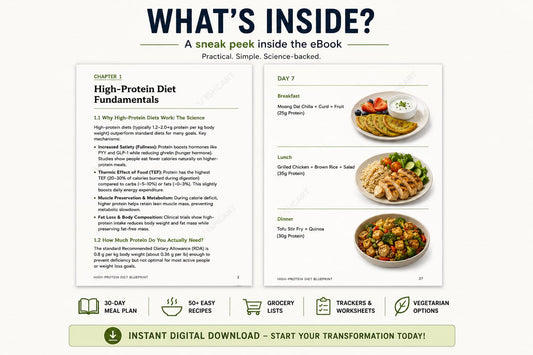 High-Protein Diet Blueprint | The Ultimate Weight Loss & Muscle Gain Guide (E-book)